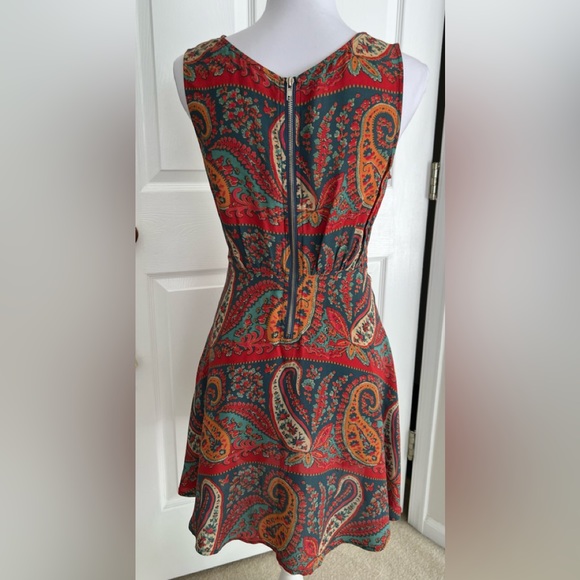 Free People Sleeveless Print Dress - size 4 - Picture 2 of 7